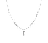 d'origine Collier portugais avec 5 pendentifs carte du Portugal pour femme, Acier inoxydable