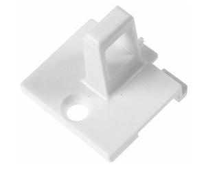 D'origine Indesit IDV65SUK, IS60V, IS60VS, ISL60V Sèche Linge Verrou Porte Attraper (Blanc)