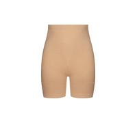 DORINA Absolute Sculpt Shorts Sculptants Taille Haute à Contrôle Fort pour Femmes, sans Coutures, Longueur Mi-Cuisse, Effet Rehausseur de Fesses, Entrejambe Ouvert, Beige