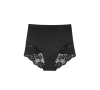 DORINA Brigitte Culotte Gainante - Maintien Moyen, Contrôle du Ventre, Finition Dentelle, Taille Mi-Haute, Noir