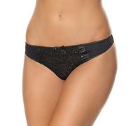 Dorina Chloe - Ensemble de Soutiens-Gorges Demi pour Femme, Pack de Deux Pièces, avec Armatures et Bonnets Moulés, Détails en Dentelle Florale et Nœud en Satin, Bretelles Réglables, Encre