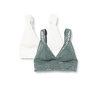 DORINA Femme Lana-2pp Bra, Vert/Ivoire, M EU