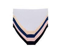 Dorina Femme ROSANNE-5PP D01751Z Lot de 5 Slips, Multicolore (Black/Pink/Blue/Nude/White Z69), 34 (Taille fabricant:XS (32/34))