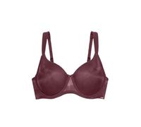 Dorina Origins-Shimmer Mesh-Wired Bra Origins Soutien-Gorge - Non Rembourré, Armatures, Tissu en Mesh Pailleté et Microfibre, Bretelles Réglables, Rouge
