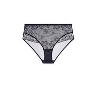 Dorina Perfect Lace Culotte Midi - Matière Respirante & Look sans Coutures - sous-Vêtements Stretch pour Superposition Invisible, Noir