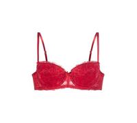 Dorina Perfect Lace Soutien-Gorge Balconnet à Armatures - Bonnets Légèrement Rembourrés - Lift Réglable & Silhouette Flatteuse, Rouge
