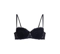 Dorina Perfect Lace Soutien-Gorge Balconnet à Armatures - Bonnets Légèrement Rembourrés - Lift Réglable & Silhouette Flatteuse, Noir