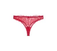 Dorina Perfect Lace Thong - Culotte String Ultra-Légère, Effet Seconde Peau, Taille Lisse et Coupe Invisible pour Un Confort Quotidien, Rouge