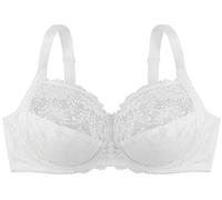 Dorina Philippa - Soutien-Gorge avec Armatures pour Femme, Microfibre Jacquard sans Couture, Ailes en U, Bretelles Réglables et Détails en Dentelle pour Un Soutien Toute la Journée