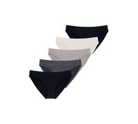 Dorina Slip crème / gris chiné / noir, Taille XS