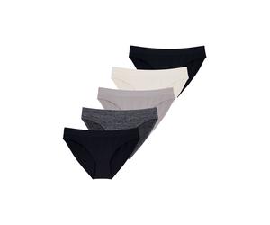 Dorina Slip crème / gris chiné / noir, Taille XS