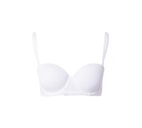 Dorina Soutien-Gorge Femme Michelle Bandeau - Légèrement Rembourré, À Armatures, Bonnets Moulés, Bretelles Multi-Positions Réglables, Bretelles Transparentes Incluses, Blanc