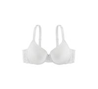 Dorina Soutien-gorge ADELE Demi – Légèrement rembourré, armatures, dentelle florale – Blanc 80