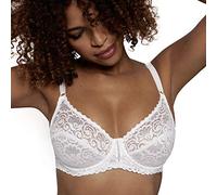 Dorina Soutien-Gorge Femme Rachel - Soutien-Gorge Demi-Lune légèrement rembourré à Armatures, Bonnets moulés, Bretelles réglables et Tissu Microfibre Doux, Confort Toute la journée, Blanc