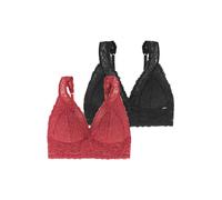 Dorina Soutien-gorge 'LANA' canneberge / noir, Taille 110
