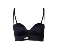 Dorina Sublime Sculpt Soutien-Gorge Bandeau Rembourré pour Femmes, Coques Moulées sans Fil, Bretelles Amovibles et Ajustables Multi-Positions, Ailes Arrière Antidérapantes, Noir