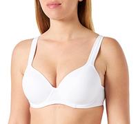 Dorina Soutien-gorge Rachel pour femme, légèrement rembourré, avec armatures et bonnets moulés, bretelles réglables et micro-tissu doux pour un confort tout au long de la journée, blanc, Blanc., 70A