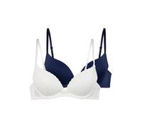 Dorina Soutien-gorge 'SONIA' ivoire / bleu foncé, Taille 70