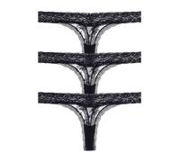 Dorina String noir, Taille XXL