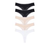 Dorina String nude / noir / blanc, Taille L