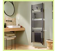 Sèche-serviettes électrique 2000W (1000+1000) DORIS soufflant Anthracite - ATLANTIC 851227