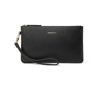 Doris&Jacky Pochette pour femme, taille M, 1-Cuir de vachette Noir, Medium