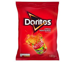 Doritos Chilli Heatwave Lot de 12 croustilles tortilla 180 g