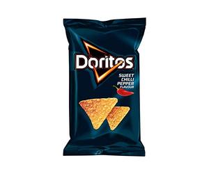 Doritos Chips Sweet Nacho au chili | Doritos | Croustilles tortillas au piment doux | Poids total 185 grammes