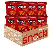 Doritos Lot de 40 chips tortilla aromatisées au fromage Nacho, sacs de 30 ml