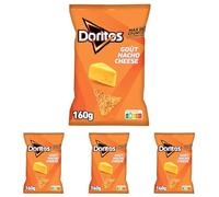 Doritos Tortillas Nacho Cheese, 160g (Lot de 4)