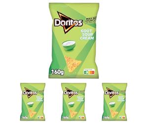 Doritos Tortillas Sour Cream 160g (Lot de 4)