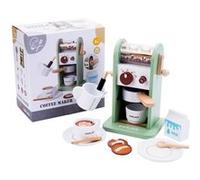 Dorjee - Machine à café en bois avec moulin à café - comprend des accessoires - à partir de 3 ans.