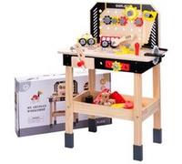 Dorjee - Mon atelier mécano en bois 71 pièces pour bricoler à partir de 3 ans G