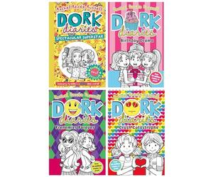 Dork Diaries 4 Books Collection Set Volume 11-14 (Dork Diaries Frenemies Forever, Dork Diaries Crush Catastrophe, Dork Diaries Birthday Drama! & Dork Diaries Spectacular Superstar)