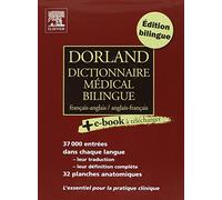Dorland Dictionnaire médical bilingue français-anglais et anglais-français (Ancien Prix éditeur : 64 euros)
