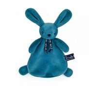 Dorlotin doudou lapin bleu minéral