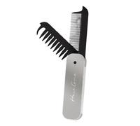 Dorm Room Hair Brush, Multi-Functional Hair Comb, Travel Beauty Essentials, The-Go Hair Care, Lightweight Travel Brush, Hair Styling Comb, Foldable Hair Brush, Pocket-Sized Hair Comb