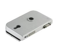 dormakaba Serrure de porte en verre OFFICE Junior LM argenté anodisé. PZ DIN li.