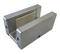 Dorma Glas Muto Guide-sol (porte coulissante), épaisseur du verre réglable de 8 à 13,5 mm - Aluminium anodisé argenté