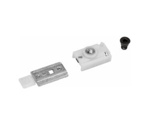 Dorma Unité de verrouillage RF-GN pour rail coulissant G-N argenté angle d’ouverture env. 150° Quantité:1