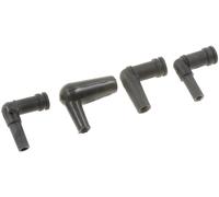 Dorman 47431 Lot de 4 raccords coudés souples pour tubes sous vide, ajustement universel, noir