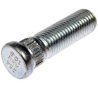 Dorman Lot de 40 goujons de boulons de roue dentelés M12-1,50 - Molette de 12,73 mm, longueur 41,5 mm - Argenté