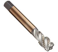 Dormer E002M6 Série E002 HSS-E-PM Taraud machine à cannelure hélicoïdale métrique avec finition brillante Norme ISO Filetage M6 x 1,00 mm Longueur 66 mm