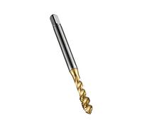 Dormer E002TINM12 Série E002TIN Taraud à goujure hélicoïdale HSS-E-PM BSP(G) avec revêtement en étain, norme ISO, filetage M12 x 1,75 mm, longueur 89 mm