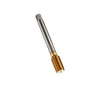 Dormer E2863/8 Series E286 HSS-E Robinet sans cannelure avec rainures de lubrification, UNF avec revêtement en étain, norme DIN, filetage 3/8"-24, diamètre de coupe 9,525 mm, longueur 100 mm