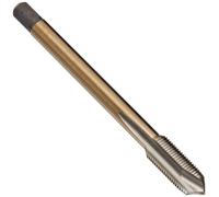 Dormer EP40 - Taraud à pointe hélicoïdale en acier cobalt - Finition oxyde d'or - Rond avec tige carrée - Chanfrein de bouchon - Filetage de 5/8"-14 - Diamètre de la tige : 18 mm