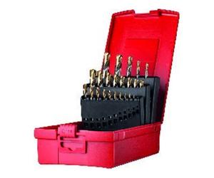 DORMER PRAMET Dormer Set de forets courts 1,0-10,5 mm + foret trépan 3,3-10,2 mm A022 135G Type N 2,5xP 24 pcs TiN Quantité:1