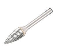 Dormer Solide Carbure Rotatif Bavure Brillant Pointu Arbre 6 x 6mm DOR813606