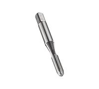 Dormer Taraud manuel série E1083/8NO8 HSS à goujure droite UNC avec finition brillante, norme DIN352, NO8, filetage 3/8"-16, diamètre de coupe 9,53 mm, longueur 70 mm