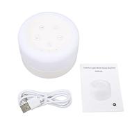Dormeur à bruit blanc, fonction veilleuse, Rechargeable par USB, 10 sons, 2 berceuses, Machine d'aide au sommeil musicale pour le bureau et la maison